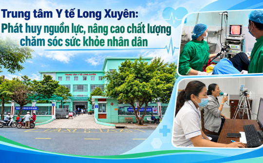 Trung tâm Y tế Long Xuyên: Phát huy nguồn lực, nâng cao chất lượng chăm sóc sức khỏe nhân dân