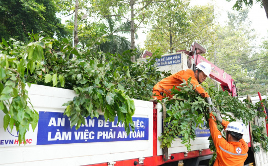 EVNHCMC chủ động bảo đảm an toàn điện mùa mưa bão
