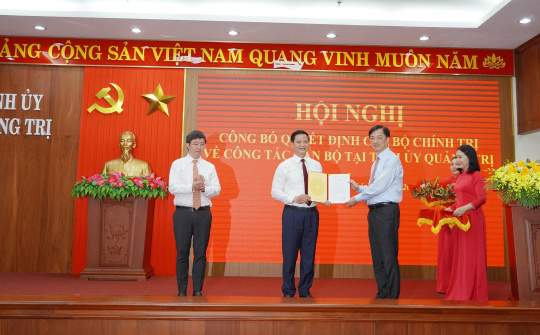 Ông Vương Quốc Tuấn giữ chức Bí thư Tỉnh ủy Quảng Trị