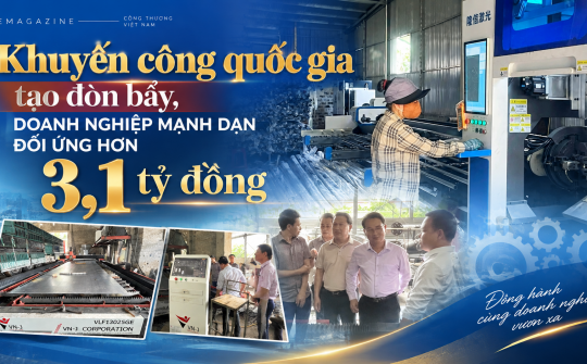 Khuyến công quốc gia tạo đòn bẩy, doanh nghiệp mạnh dạn đối ứng hơn 3,1 tỷ đồng