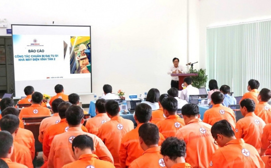 Công ty EPS: Phát động thi đua hoàn thành đại tu tổ máy S1 Nhà máy Nhiệt điện Vĩnh Tân 2