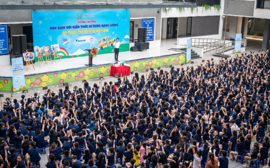 Gần 1.300 học sinh được tuyên truyền sử dụng năng lượng tiết kiệm, hiệu quả