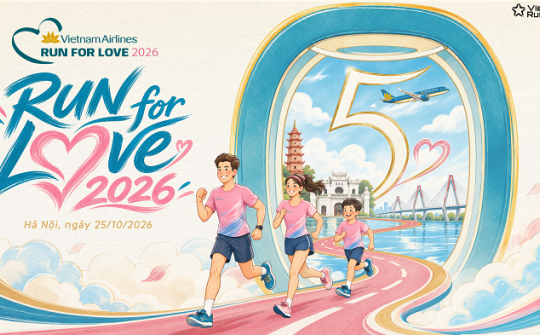 Vietnam Airlines mở đăng ký Run For Love 2026, quy tụ 1.800 vận động viên