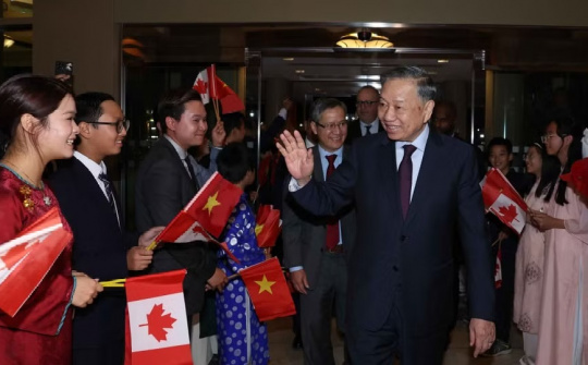 Tổng Bí thư, Chủ tịch nước Tô Lâm bắt đầu thăm cấp Nhà nước tới Canada