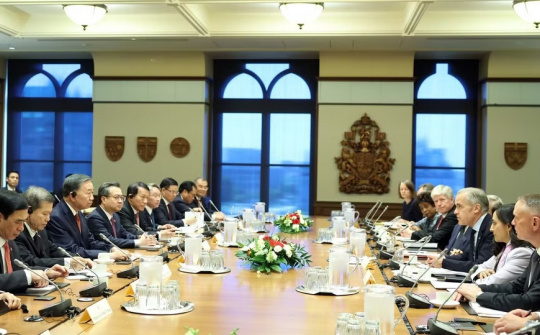 Tổng Bí thư, Chủ tịch nước Tô Lâm hội đàm với Thủ tướng Canada Mark Carney