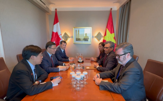 Bộ Công Thương thúc đẩy hợp tác với cộng đồng doanh nghiệp và các tập đoàn Canada trong các lĩnh vực kinh tế, năng lượng và công nghệ