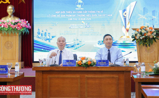 Lễ Công bố sản phẩm đạt Thương hiệu quốc gia Việt Nam lần thứ 10 năm 2026 sẽ diễn ra vào tối 16/10/2026