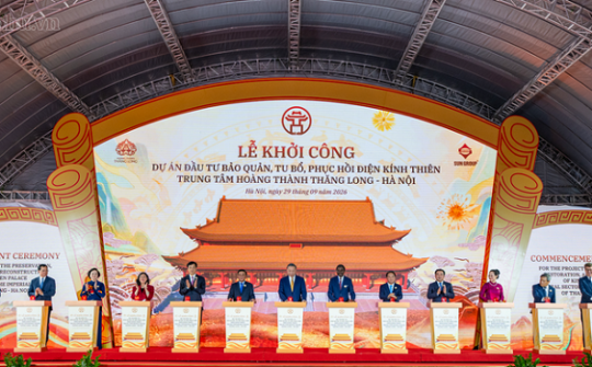 Tổng Bí thư, Chủ tịch nước Tô Lâm dự Lễ khởi công Dự án đầu tư bảo quản, tu bổ, phục hồi Điện Kính Thiên