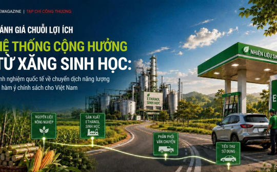 [Emagazine] Đánh giá chuỗi lợi ích hệ thống cộng hưởng của xăng sinh học: Kinh nghiệm quốc tế về chuyển dịch năng lượng và thực tiễn cho Việt Nam