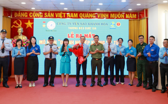 Công ty Yến sào Khánh Hòa ra mắt mô hình “Doanh nghiệp không ma túy”