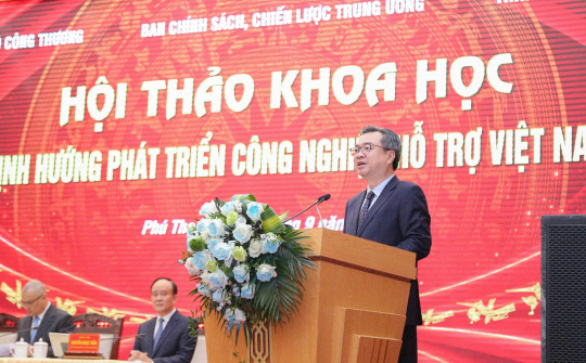 [VIDEO] Đồng chí Nguyễn Thanh Nghị phát biểu tại Hội thảo khoa học Định hướng phát triển công nghiệp hỗ trợ Việt Nam
