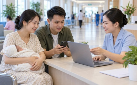 Hà Nội thí điểm hỗ trợ đăng ký khai sinh ngay tại Bệnh viện Phụ sản Hà Nội