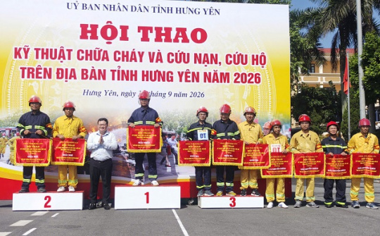 Nhiệt điện Thái Bình: Đạt giải tại Hội thao PCCC tỉnh Hưng Yên