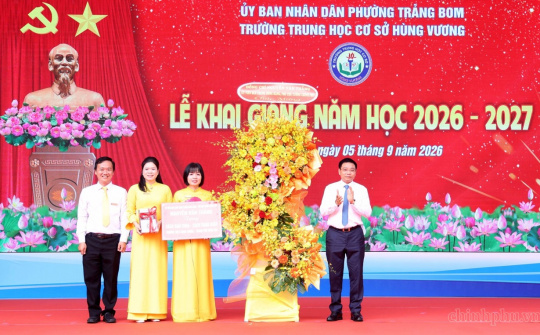 Đồng Nai: Lễ khai giảng năm học 2026 - 2027 gắn với không gian công nghệ số