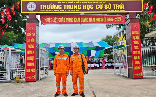 Điện lực Quảng Ninh bảo đảm điện an toàn cho năm học 2026-2027