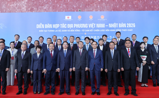 Diễn đàn Hợp tác địa phương Việt Nam - Nhật Bản 2026: Từ cam kết chiến lược đến hành động thực chất