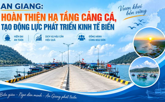 An Giang: Hoàn thiện hạ tầng cảng cá, tạo động lực phát triển kinh tế biển
