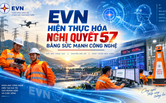 EVN hiện thực hóa Nghị quyết 57 bằng sức mạnh công nghệ