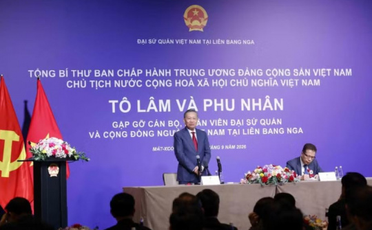 Tổng Bí thư, Chủ tịch nước mong doanh nhân người Việt tại Nga tiếp tục là hạt nhân thúc đẩy hợp tác hai nước