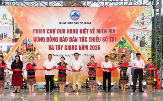 Đà Nẵng: Đưa phiên chợ hàng Việt về miền núi, vùng đồng bào dân tộc thiểu số xã Tây Giang