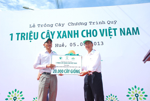 Thừa Thiên – Huế:  Trồng 20.000 cây “phủ xanh” tỉnh