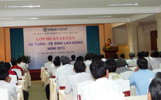 Vinachem: Huấn luyện công tác an toàn - vệ sinh lao động và PCCN
