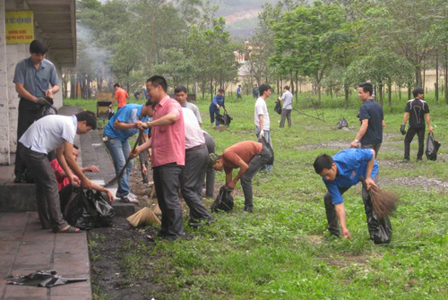 Than Mạo Khê: Hưởng ứng Chiến dịch làm cho thế giới sạch hơn năm 2013