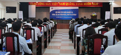 Hội nghị tập huấn toàn ngành công tác kỹ thuật an toàn phòng cháy, chữa cháy, an toàn môi trường và an toàn VSLĐ năm 2013
