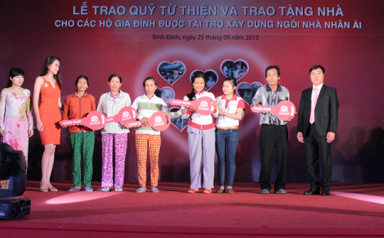 Quỹ CADI-SUN Hành Trình Nhân Ái: Trao 5 căn nhà tình nghĩa tại tỉnh Bình Định