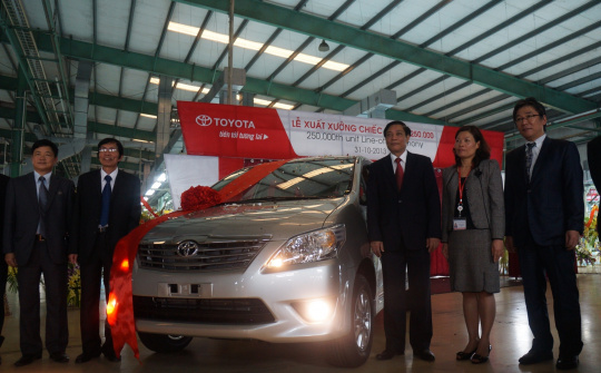 Toyota Việt Nam xuất xưởng chiếc xe thứ 250.000