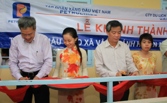 Petrolimex Sài Gòn: Khánh thành trường học mẫu giáo tại Kiên Giang