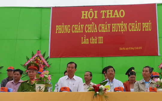 Petrolimex An Giang: Đoạt giải Nhất Hội thao PCCC huyện Châu Phú lần thứ 3 năm 2013