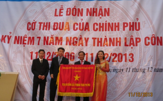 HABECO - ID nhận Cờ thi đua của Chính phủ