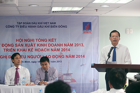 Biển Đông POC phấn đấu khai thác 1,3 tỷ mét khối khí trong năm 2014