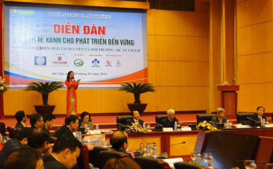 Diễn đàn kinh tế xanh cho phát triển bền vững