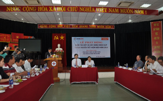 Phát động cuộc thi tuyên truyền tiết kiệm điện năm 2014 tại miền Trung