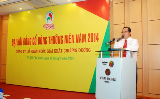 Công ty CP Nước giải khát Chương Dương tổ chức đại Hội đồng cổ đông thường niên năm 2014
