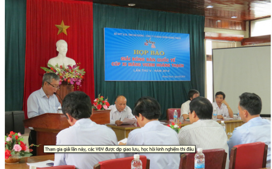 Sắp diễn ra Giải  Bóng bàn Quốc tế  Cúp Xi măng Vicem Hoàng Thạch