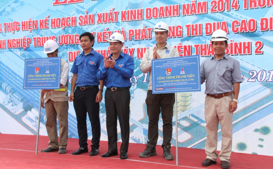 Sức trẻ từ công trường Nhà máy Nhiệt điện Thái Bình 2