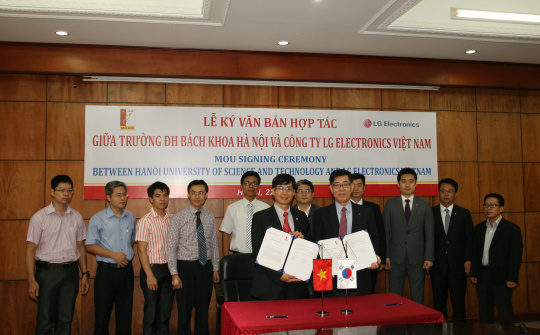 LG và Đại học Bách khoa Hà Nội hợp tác đào tạo, nghiên cứu khoa học 