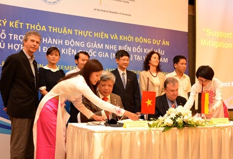 Đức hỗ trợ Việt Nam 4 triệu Euro ứng phó BĐKH