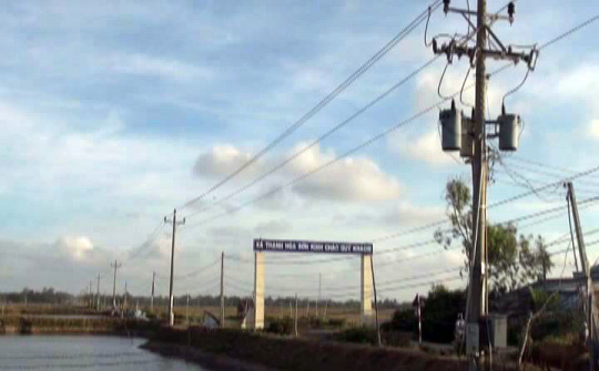 Giải bài toán “khát điện” cho con tôm ở Trà Vinh