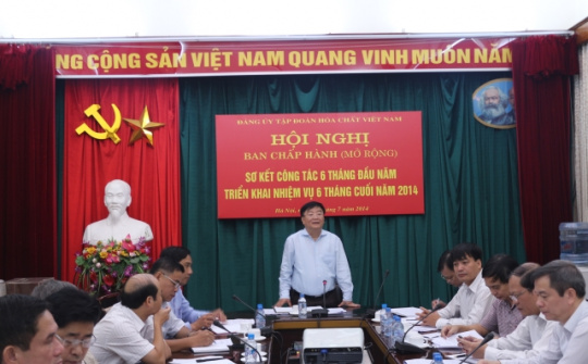 Đảng ủy Tập đoàn Hóa chất: Triển khai nhiệm vụ 6 tháng cuối năm 2014