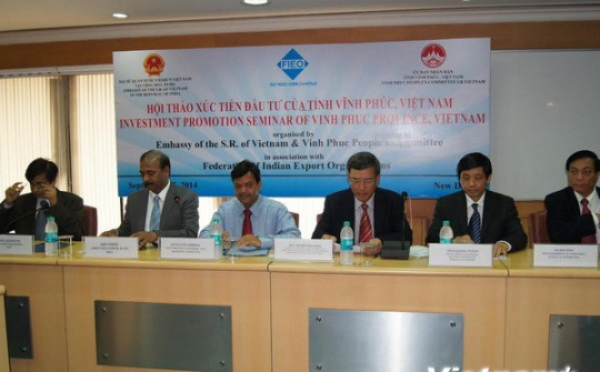 Tỉnh Vĩnh Phúc xúc tiến thương mại, thu hút đầu tư tại Ấn Độ