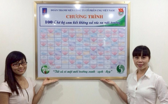 Thanh niên CNG Việt Nam chung tay bảo vệ môi trường