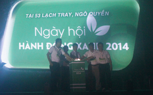 Ngày hội Hành động xanh 2014: Chương trình kiểu mẫu tuyên truyền tiết kiệm điện của EVNNPC