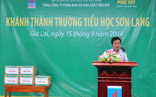 PVFCCo khánh thành trường tiểu học Sơn Lang, tỉnh Gia Lai