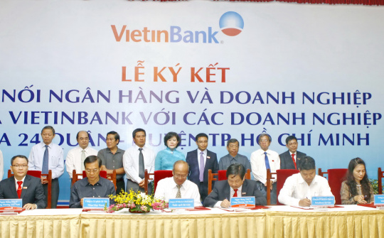 VietinBank hỗ trợ vay vốn cho 115 doanh nghiệp của TP. Hồ Chí Minh