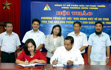 Kết nối đưa hàng Việt về Hà tĩnh