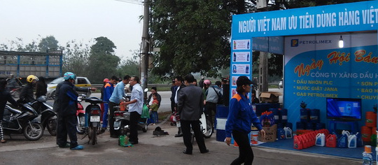 Ngày hội bán hàng Petrolimex đã về tới Bắc Giang